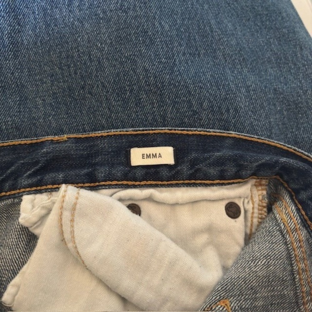 Abercrombie & Fitch Distressed Bootcut Jeans Size 12R Medium Wash Denim W31 L33 - Picture 3 of 10